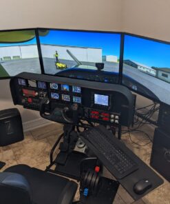 Volair Sim Universal Flight or Racing Simulation Cockpit Chassis with Triple Monitor Mounts 45 71ZzhVE5NCL 1