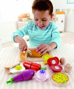 Hape Chef's Choice Wooden Play Food Basics Set 11 71Zzqnl r7L