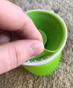 Munchkin® Miracle® 360 Toddler Sippy Cup, Spill Proof, 10 Ounce, 2 Pack, Green/Blue Blue/Green 51 71ZzrVYjKfL