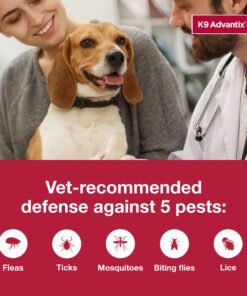 K9 Advantix II Medium Dog Vet-Recommended Flea, Tick & Mosquito Treatment & Prevention | Dogs 11-20 lbs. | 6-Mo Supply 6 Pack Medium Dog only 23 71a ElIlHLL 2