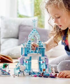 LEGO Disney Frozen Elsa's Magical Ice Palace 43172 Toy Castle Building Kit with Mini Dolls, Castle Playset with Popular Frozen Characters Including Elsa, Olaf, Anna and More (701 Pieces) Standard Packaging 33 71a ne nNZL