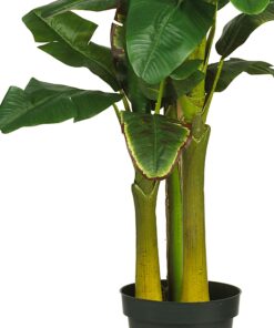 Nearly Natural 5226 6ft. Triple Stalk Banana Silk Tree , Green , 53.25" x 13" x 11.5" 15 71a tTgIQLL