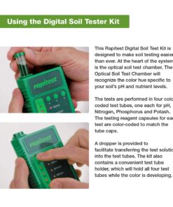 Luster Leaf 1605 Digital Soil Kit for pH, N, P and K, 25 Tests Digital Soil Test Kit 18 71a0PEDcRrL
