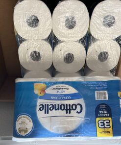 Cottonelle Ultra Clean Toilet Paper with Active CleaningRipples, 1-Ply, 24 Family Mega Rolls (4 Packs of 6) (24 Family Mega Rolls = 132 Regular Rolls), 388 Sheets per Roll, Packaging May Vary 34 71a0cYyPwWL
