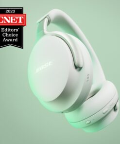 Alternative view of NEW Bose QuietComfort Ultra Wireless Noise Cancelling Headphones with Spatial Audio, Over-the-Ear Headphones with Mic, Up to 24 Hours of Battery Life, White Smoke