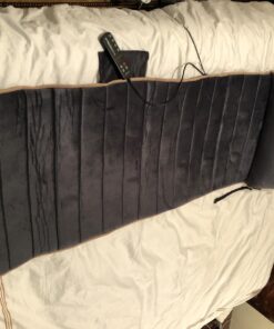 Snailax Massage Mat with 10 Vibrating Motors and 4 Therapy Heating pad Full Body Massager Cushion for Relieving Back Lumbar Leg SL-363 34 71a1fEAs kL