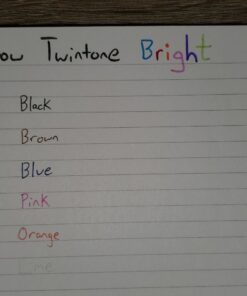 Tombow 61500 Twintone Marker Set, Bright, 12-Pack. Double-Sided Markers for Bold and Precise Writing 40 71a1fhAH1sL