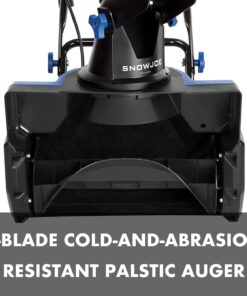 Snow Joe SJ618E Electric Walk-Behind Single-Stage Snow Blower, 18-inch, 13-Amp,Blue 18-Inch, 13 Amp Snow Thrower 24 71a28TkWFEL