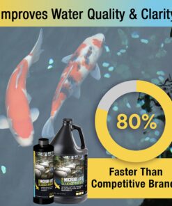 MICROBE-LIFT MLXSAG6 Sludge-Away Pond and Outdoor Water Garden Sludge and Muck Remover, Safe for Live Koi Fish, Plant Life, and Decor, 1 Gallon 19 71a2Agb3g0L 1