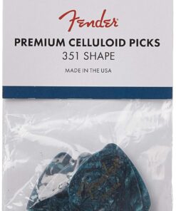 Fender Premium Celluloid Guitar Picks, 351 Shape, Ocean Turquoise, Guitar Picks Medium, Pack of 12 12-Pack 12 71a2XoMtl4L