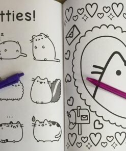 Pusheen Coloring Book (A Pusheen Book) Paperback, Coloring Book 60 71a2mweln L