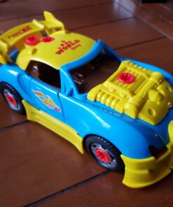 PowerTRC World Racing Car Take-A-Part Toy for Kids | 30 Take Apart Pieces | Tool Drill | Lights and Sounds 14 71a2oNml tL