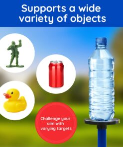 Giggle N Go Yard Games for Adults and Kids - Outdoor Polish Horseshoes Game Set for Backyard and Lawn with Frisbee, Bottle Stands, Poles and Storage Bag 22 71a35VPvl0S