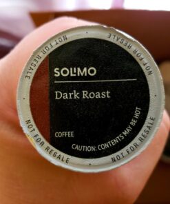 Amazon Brand - Solimo Dark Roast Coffee Pods, Compatible with Keurig 2.0 K-Cup Brewers 100 Count(Pack of 1) 100 Count (Pack of 1) 39 71a3eQDHY9L