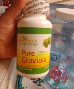 Biotech Nutritions Graviola 100% Pure Graviola 1300mg Per Servings 120 Capsules Per Bottle (Annona muricata) 120 Count (Pack of 1) 23 71a3wroWmKL