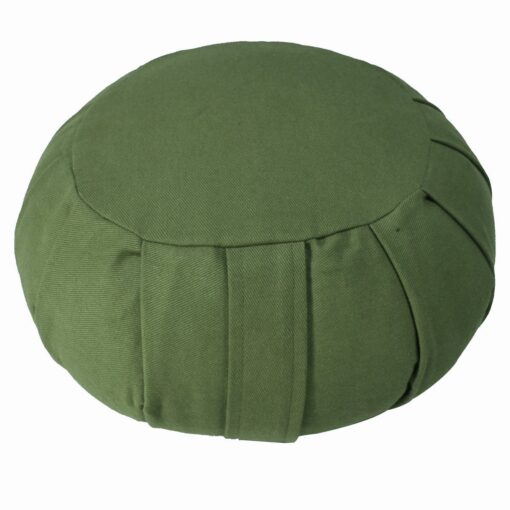 YogaAccessories Round Cotton Zafu Meditation Cushion Pillow Sage