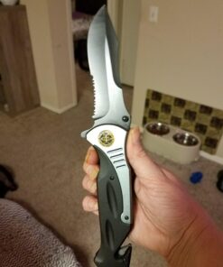 Tac-force Extra Large Grey 10.5" Folding Blade Spring Assisted Open Pocket Knife 41 71a44G6acIL