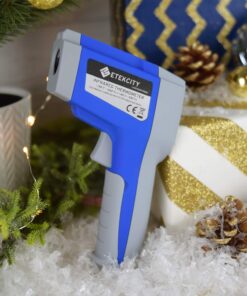 Etekcity Digital Thermometers Non-contact-58°F ~1022°F (-50°C ~ 550°C) ith Adjustable Emissivity & Max Measure for Meat Refrigerator Pool Oven, Blue 53 71a4aOLKbxL