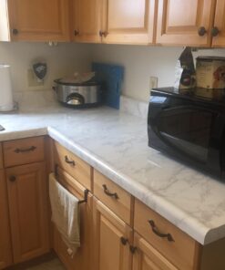 ROSEROSA Peel and Stick PVC Faux Marble Self-Adhesive Wallpaper Covering Counter Top Shelf Liner Napoleon (PGS408 : 2.00 Feet X 6.56 Feet) 74 71a531x6tSL