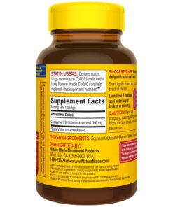 Nature Made CoQ10 100mg, Dietary Supplement for Heart Health Support, 72 Softgels, 72 Day Supply 72 Count (Pack of 1) 19 71a5Hr7A15L