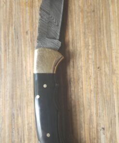 Best.Buy.Damascus1 Pocket knife Buffalo Horn Damascus knife, Pocket Knife For Men, 4pcs Knife Set, Folding Knife, With knife Sharpeners, Premium Quality gifts for men Black 47 71a5YhhE4yL