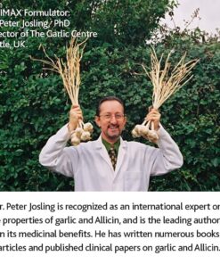 Allimax Pro 450mg 100 Vegicaps. Allicin Garlic Supplement to Support Your Body’s Immune Function. With Stabilized Allicin Extracted from Clean & Sustainable Spanish Grown Garlic. Professional Strength 19 71a5rH7YitL