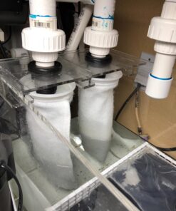 Aquatic Experts 4 inch Ring Filter Socks 200 Micron, Filter Socks for Saltwater Aquarium, Sump Filter Sock, Felt Aquarium Socks, Reef Filter Sock (4" x 14", 2 Pack) 4" x 14" 16 71a5rlwgIYL