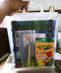 Really Good Stuff Hang-Up Clear Plastic Bags – Store Student Materials, Books, Center Activities – Safely Send Home Assignments – Sturdy Snap Shut Hanging Plastic Bags, 11”x13 3/4” (Set of 12) 19 71a6HlMhFkL