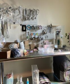 ROCKPOINT Stainless Steel Table for Prep & Work with Backsplash 60x24 Inches, NSF Metal Commercial Kitchen Table with Adjustable Under Shelf and Table Foot for Restaurant, Home and Hotel 60x24inch 49 71a6Y7Nc0L