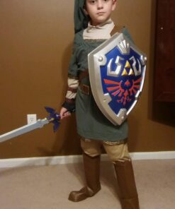 Link Prestige Legend of Zelda Nintendo Costume, Large/10-12 L (10-12) 22 71a6oN5iY9L