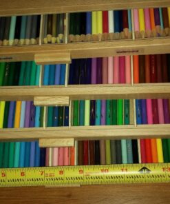 U.S. Art Supply 4 Drawer Wood Artist Supply Storage Box - Pastels, Pencils, Pens, Markers, Brushes 43 71a7kOUoaFL