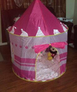 POCO DIVO Crown Princess Castle Girls Outdoor Tent Pink Indoor Play House 24 71a7unq3QpL
