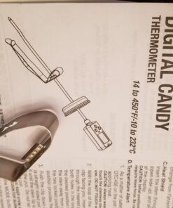 CDN DTC450 Digital Candy/Deep Fry/Pre-Programmed & Programmable Thermometer, White, 10.4" Digital Candy Thermometer 39 71a7vXdThWL