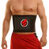 Fitru Waist Trimmer Sauna Ab Belt For Women & Men - Waist Trainer Stomach Wrap Black XS: 8" X 34" 25 71a8JboA6sL 5