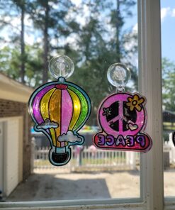 Made By Me Create Your Own Window Art, Paint Your Own DIY Suncatchers, Fun Staycation Activity or Birthday Party Idea, Arts and Craft Kits for Kids Ages 6, 7, 8, 9 37 71a8Yb 8OAL