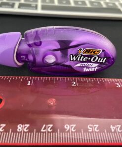 BIC Wite-Out Mini Twist Correction Tape, White, Tear-resistant, Compact and Film-Based Tape, 2-Count Pack (WOMTP21-WHI) (Packaging May Vary) 23 71a8ZEG7DJL