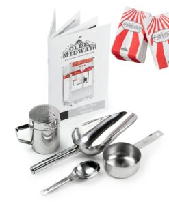 Olde Midway Bar Style Popcorn Machine Maker Popper with 8-Ounce Kettle - Black 8 oz. Kettle 33 71a8ixnIuS