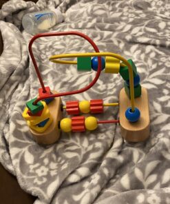 Melissa & Doug First Bead Maze - Wooden Educational Toy for Floor, High Chair, or Table - Infant Maze Toy, Bead Maze Toys For Toddlers And Babies 4.2 x 7 x 8.6 inches ; 1.3 pounds Standard 36 71a8nQqlCfL 1