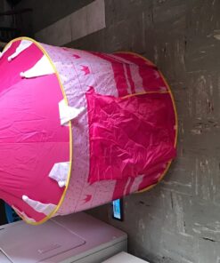 POCO DIVO Crown Princess Castle Girls Outdoor Tent Pink Indoor Play House 30 71a9GF09rBL