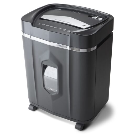 Aurora Anti-Jam 16-Sheet Crosscut Paper/CD and Credit Card Shredder/ 5-Gallon pullout Basket 30 Minutes Continuous Run Time 16-Sheet CrossCut Shredder