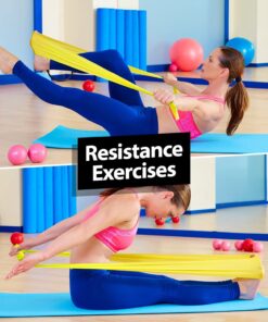 URBNFit Long Fitness Bands (5 Ft) w/Door Anchor - 3 Pack of Resistance Bands for Stretching, Workouts, Rehabilitation 10 71a9jjoj5eS