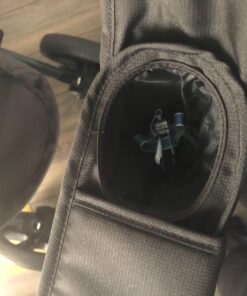 Britax Stroller Organizer with Insulated Cup Holders | Large Center Compartment with Magnetic Closure + 3 Outer Pockets + Folds with Stroller, No Removal Needed Black 37 71a9yVW4wsL