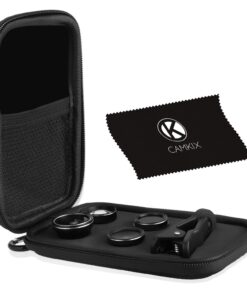 CAMKIX Bluetooth Camera Shutter Remote Control for Smartphones and 5 in 1 Universal Lens KIT - Create Amazing Photos and Selfies (5IN1 Universal Lens KIT and Bluetooth Shutter Remote) BT Remote 10 71aA oiYXQL