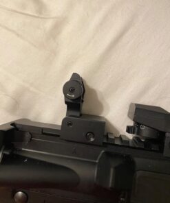Feyachi Flip Up Rear Front and Iron Sights Best Backup fits Picatinny & Weaver Rails Black 48 71aBFaOHlrL