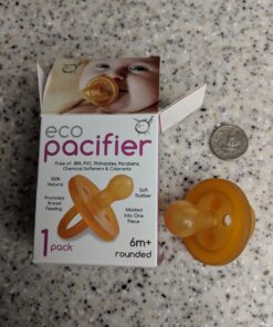 Ecopiggy Ecopacifier Rounded Natural Pacifier (1 Pack) - 6 Mos+ 20 71aBLiiPn3L