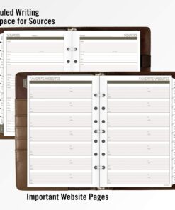 AT-A-GLANCE Day Runner Harrison Phone and Address Book, Directory, 5-1/2" x 8-1/2", Size 4, Brown (1124-0286) 9 71aBdFpGzCL