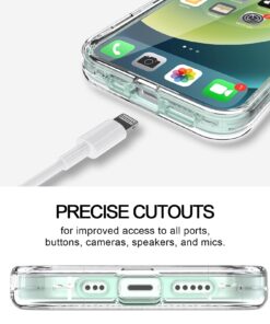 Anuck Case for iPhone 12 Case, for iPhone 12 Pro Case, Crystal Clear Heavy Duty Defender Phone Case 3 Layer Shockproof Full-Body Protective Case Hard PC Shell & Soft TPU Bumper Cover 6.1'' - Clear 13 71aBlSvpg5L