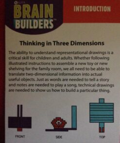 MindWare KEVA Brainbuilders - 3D brain building STEM challenges for boys & girls - Try to build the image - Practice spatial thinking - 20 planks & 30 puzzles 24 71aCOFEHiTL 4