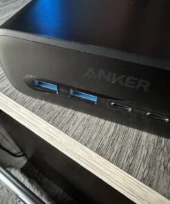 Anker 525 Charging Station, 7-in-1 USB C Power Strip for iphone13/14, 5ft Extension Cord with 3AC,2USB A,2USB C,Max 65W Power Delivery Desktop Accessory for MacBook Pro, Home, Office (Phantom Black) Phantom Black-Round Extension Cord 30 71aCOvHZeVL