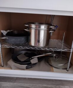 Whitmor Supreme Wide Stacking Shelf - Heavy Duty - Adjustable - Chrome 36 71aDBJZkP2L